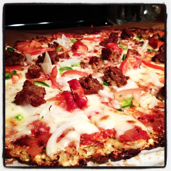Cauliflower Pizza Crust - GF,V,P