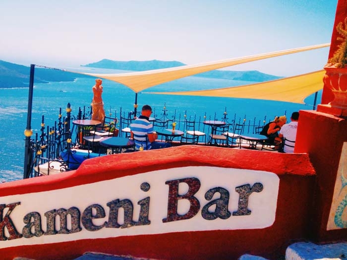 View at Kameni Bar.