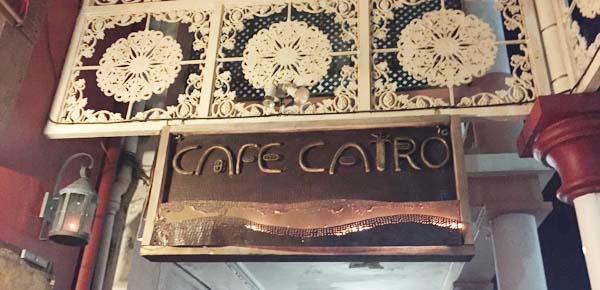 Cafe Cairo Sign